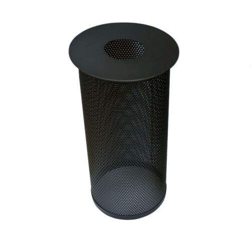 Black Barrel Shape Cylindrical Wire cage~2195 - LEDSone UK Ltd