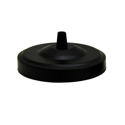 Black Colour Ceiling Rose 108mm Diameter Vintage Light Fitting~1471 - LEDSone UK Ltd