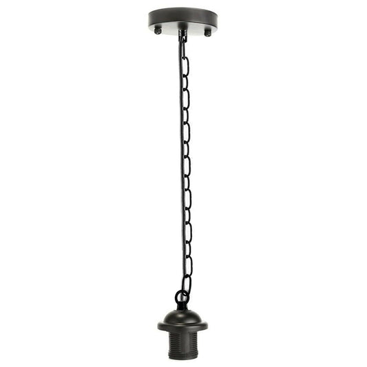 Retro Loft Chandelier Pendant Light Black Set With Chain~3127 - LEDSone UK Ltd