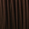 1m/5m/10m 2-aderige ronde vintage gevlochten stof donkerbruine kabelflex 0,75 mm~4685