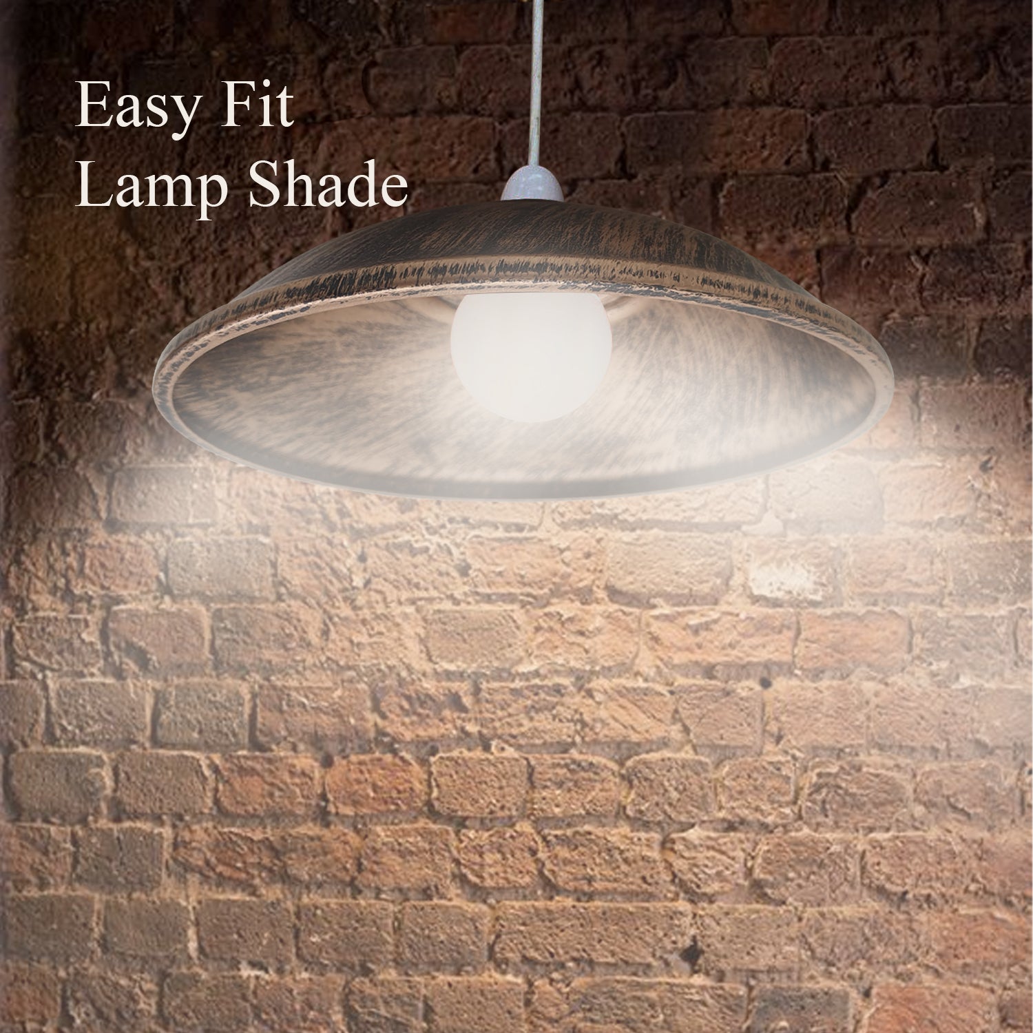 Industrial style ceiling lamp shade