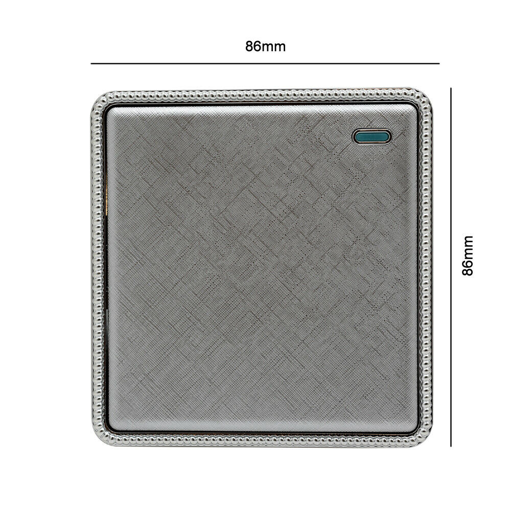 Brushed Chrome Screwless Light Switches & Socket~2454 - LEDSone UK Ltd