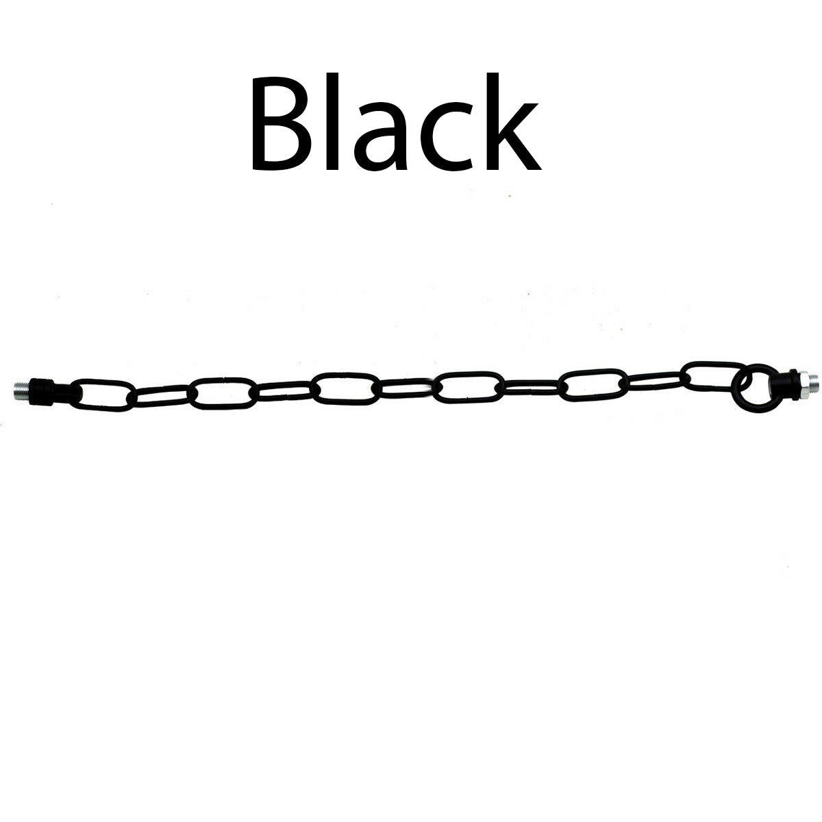 Light Chain for Ceiling Pendant lights chandeliers 38mm x 16mm - Black~1047 - LEDSone UK Ltd