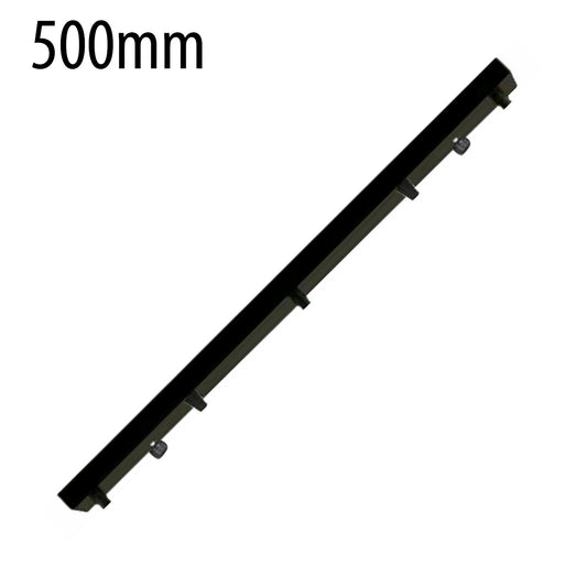 Black Metal Ceiling Rose Square 5 Outlet 500mm