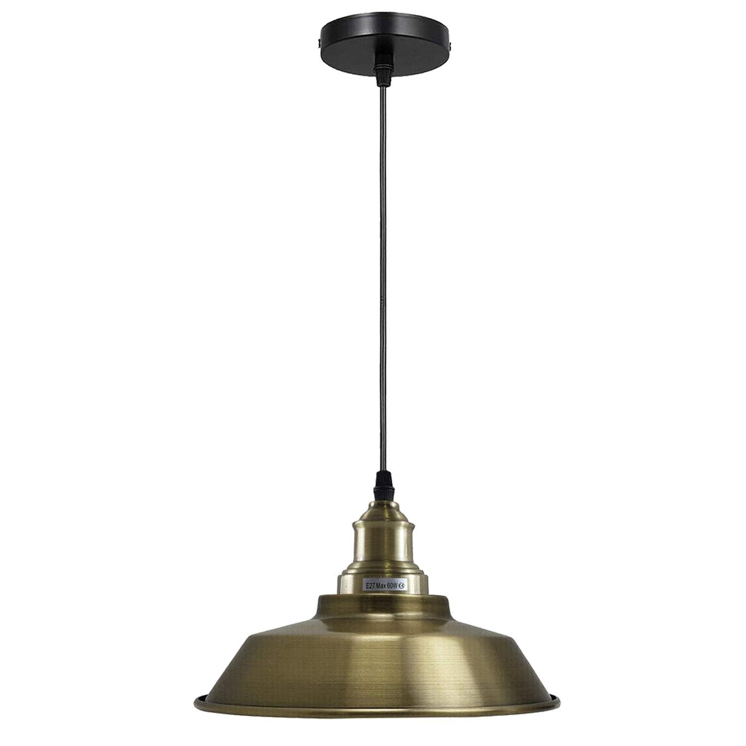 vintage industrial metal ceiling pendant shade retro light~1336 - LEDSone UK Ltd