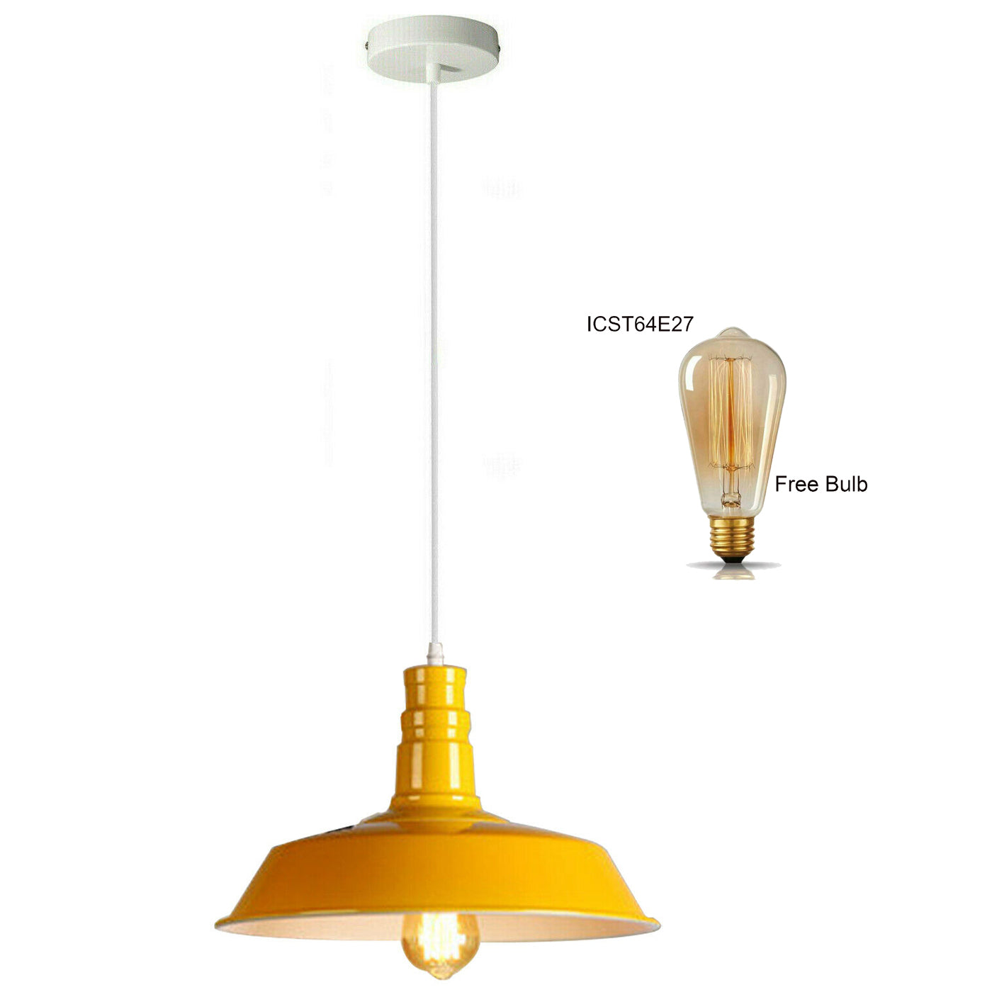 Metal Bowl Shade Pendant Light Chandelier Decorative Hanging Lamp Pendant Lighting Adjustable~1277 - LEDSone UK Ltd