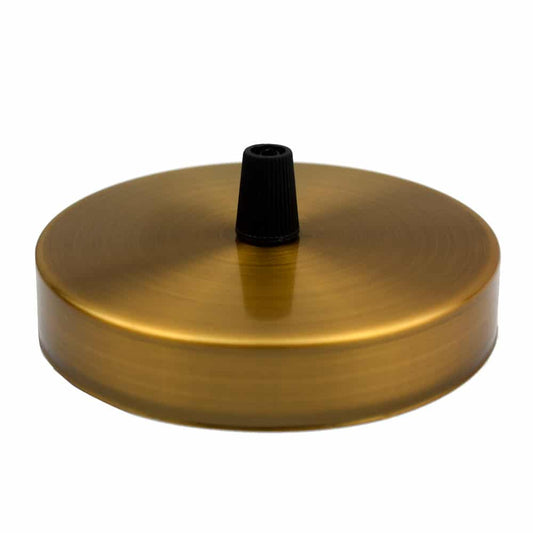 Yellow Brass Light Vintage Pendant Ceiling Rose~1233 - LEDSone UK Ltd