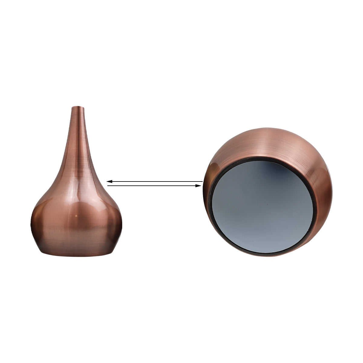 Ceiling Copper Colour Pendant Lamp Light Retro Industrial Modern Indoor Metal Gloss Style~2543 - LEDSone UK Ltd