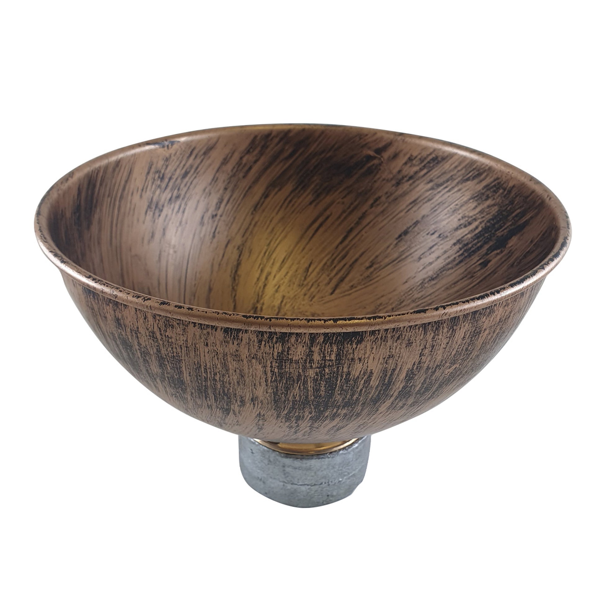 Brushed Copper Ceiling Light Lampshade Fitting Industrial Design B22 Lighting~1566 - LEDSone UK Ltd