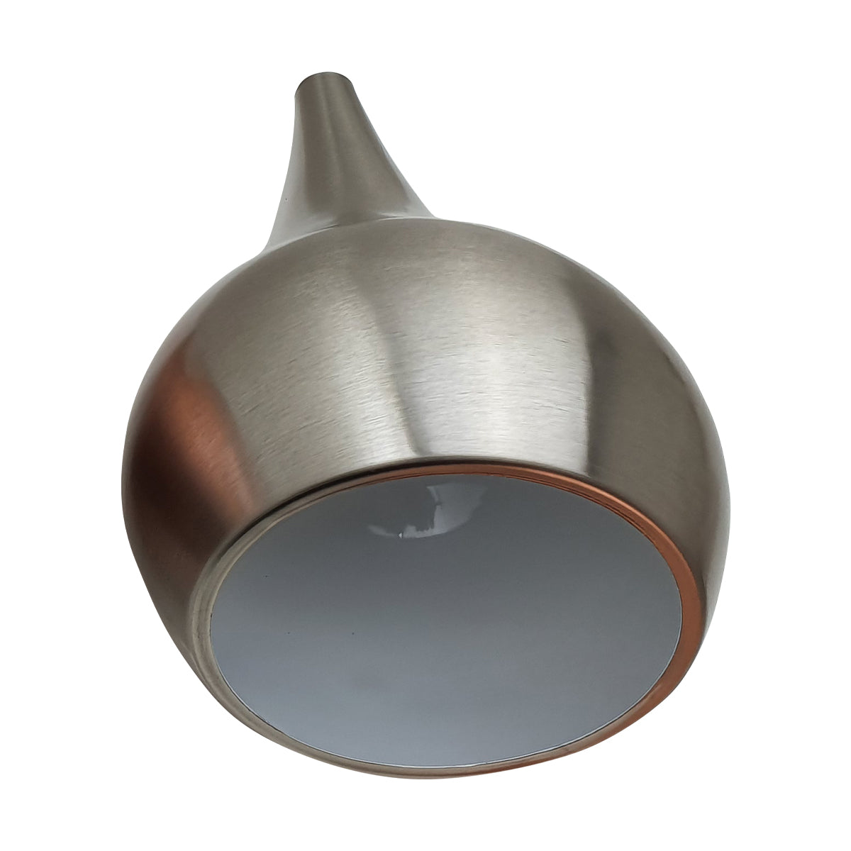 Ceiling Satin Nickel Colour Pendant Lamp Light Retro Industrial Modern Indoor Metal Gloss Style~2546 - LEDSone UK Ltd