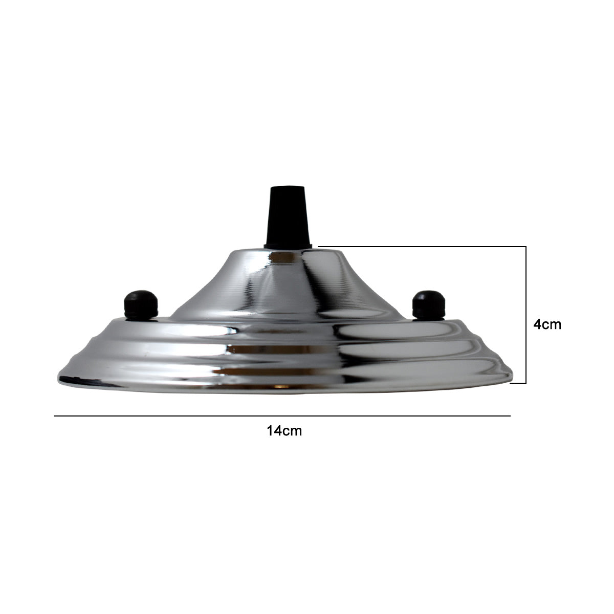 Chrome Color Pendant Cable Grip Flex Plate For Light Fitting 140mm Choose Ceiling Rose~2652 - LEDSone UK Ltd