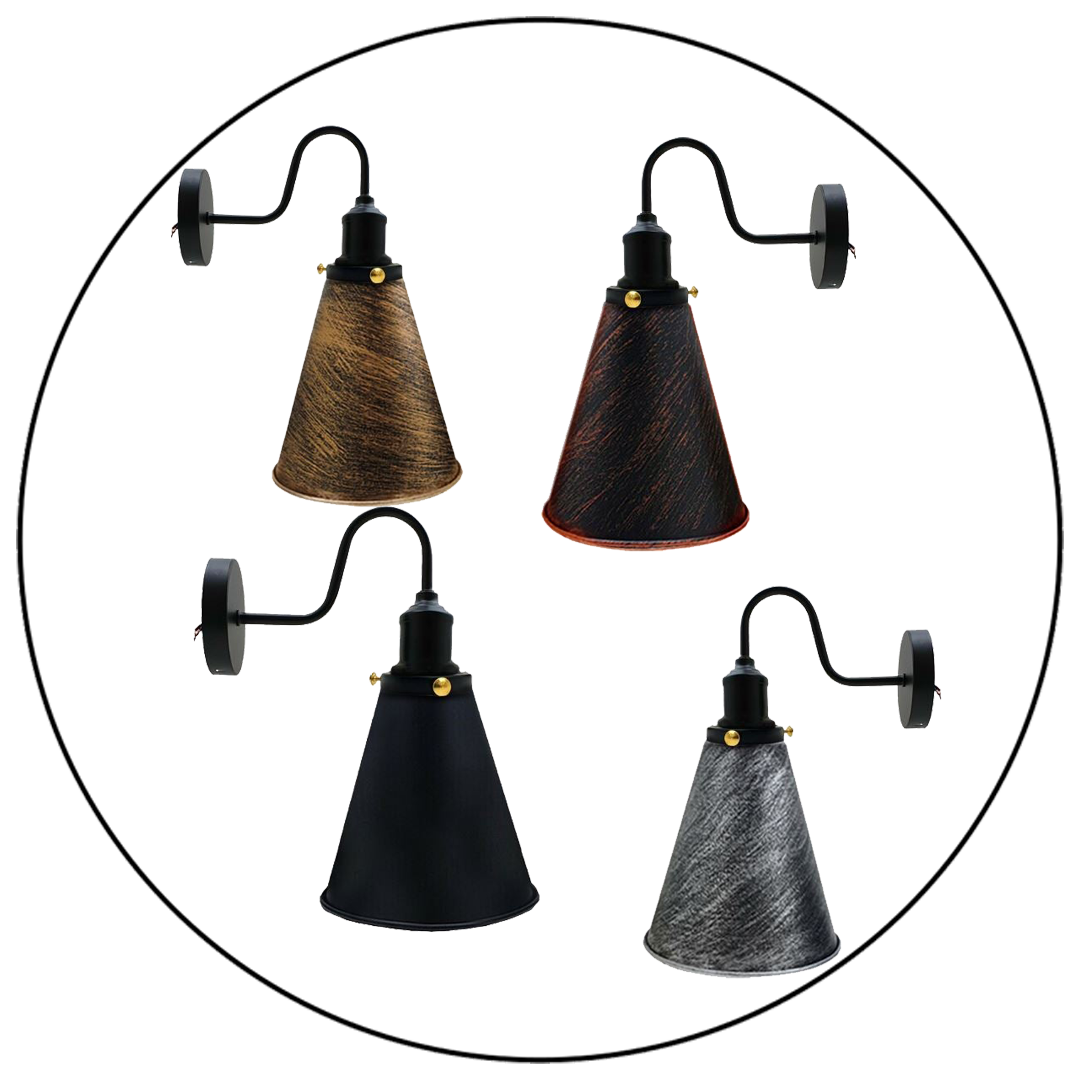 Retro Industrial Wall Mounted Vintage Wall Designer Indoor Light Fixture Lamp Fitting~3387 - LEDSone UK Ltd