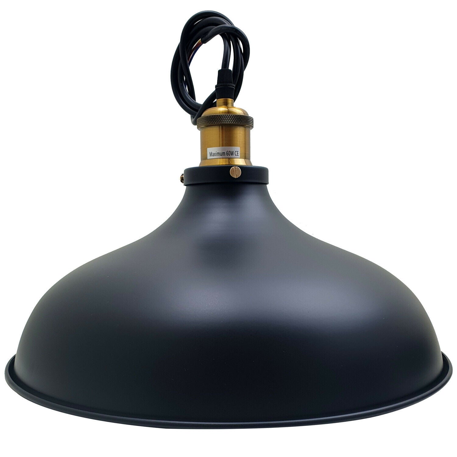 Industrial Pendant Light Black Vintage Hanging Pendant Lights Retro Lamp Fixtures~1955 - LEDSone UK Ltd