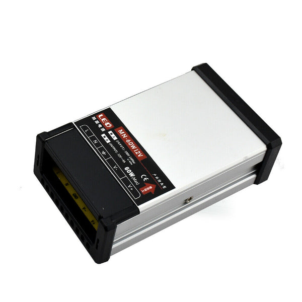 LED DC 12V 60W regenbestendige voeding buitentransformator~2109