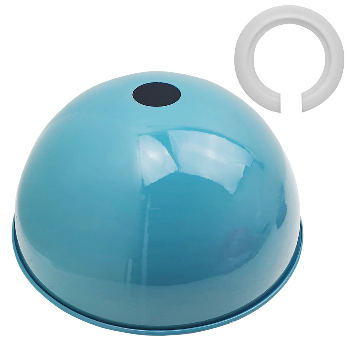 Retro Style Light Blue Metal Easy Fit Ceiling Pendant Light~1888 - LEDSone UK Ltd