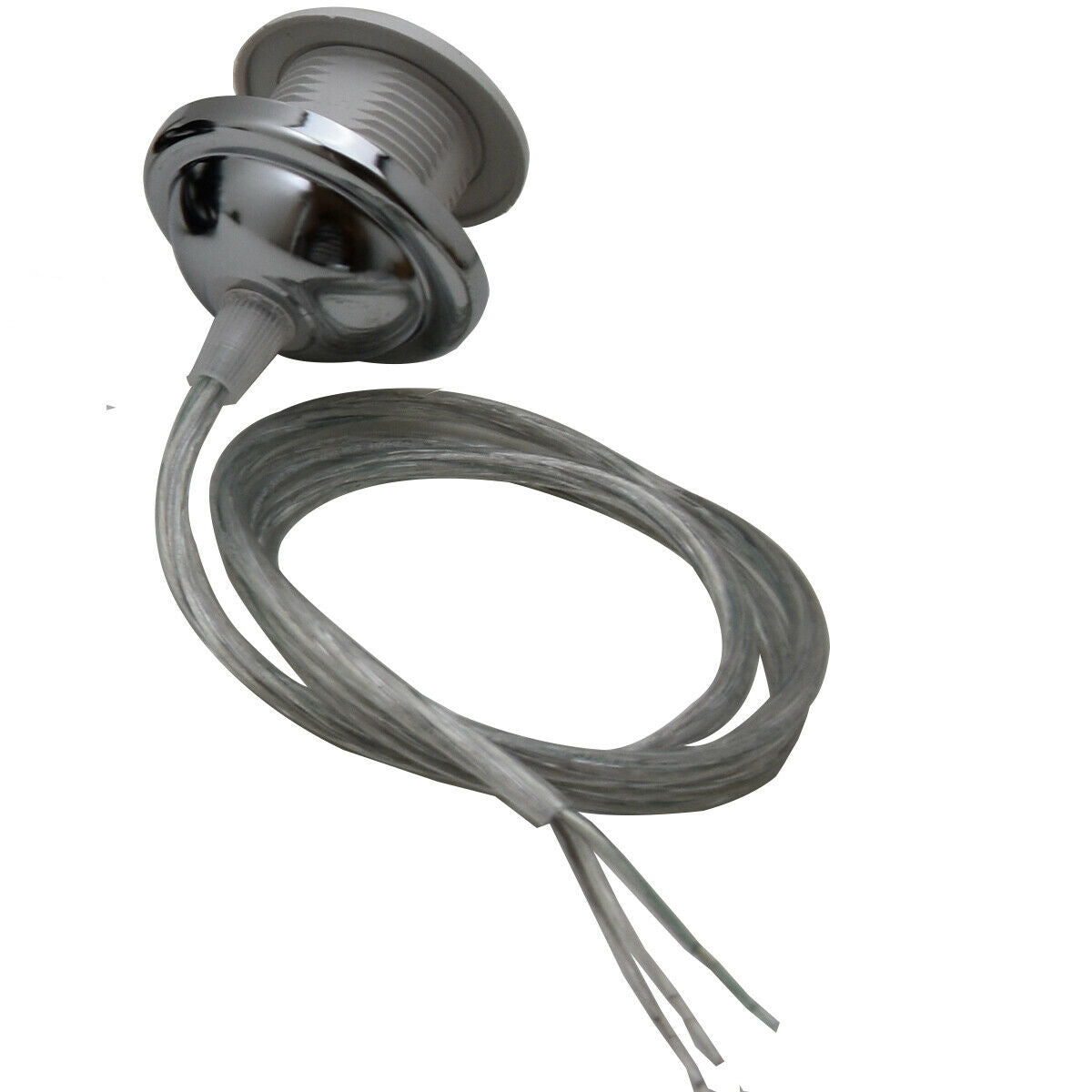 E27 Chrome Ceiling Rose Flex and Pendant Light Fitting