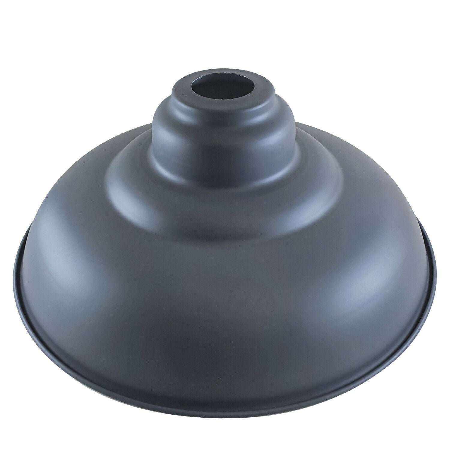 Grey Colour Gloss Modern Metal Indoor Home Light Lampshade~1086 - LEDSone UK Ltd