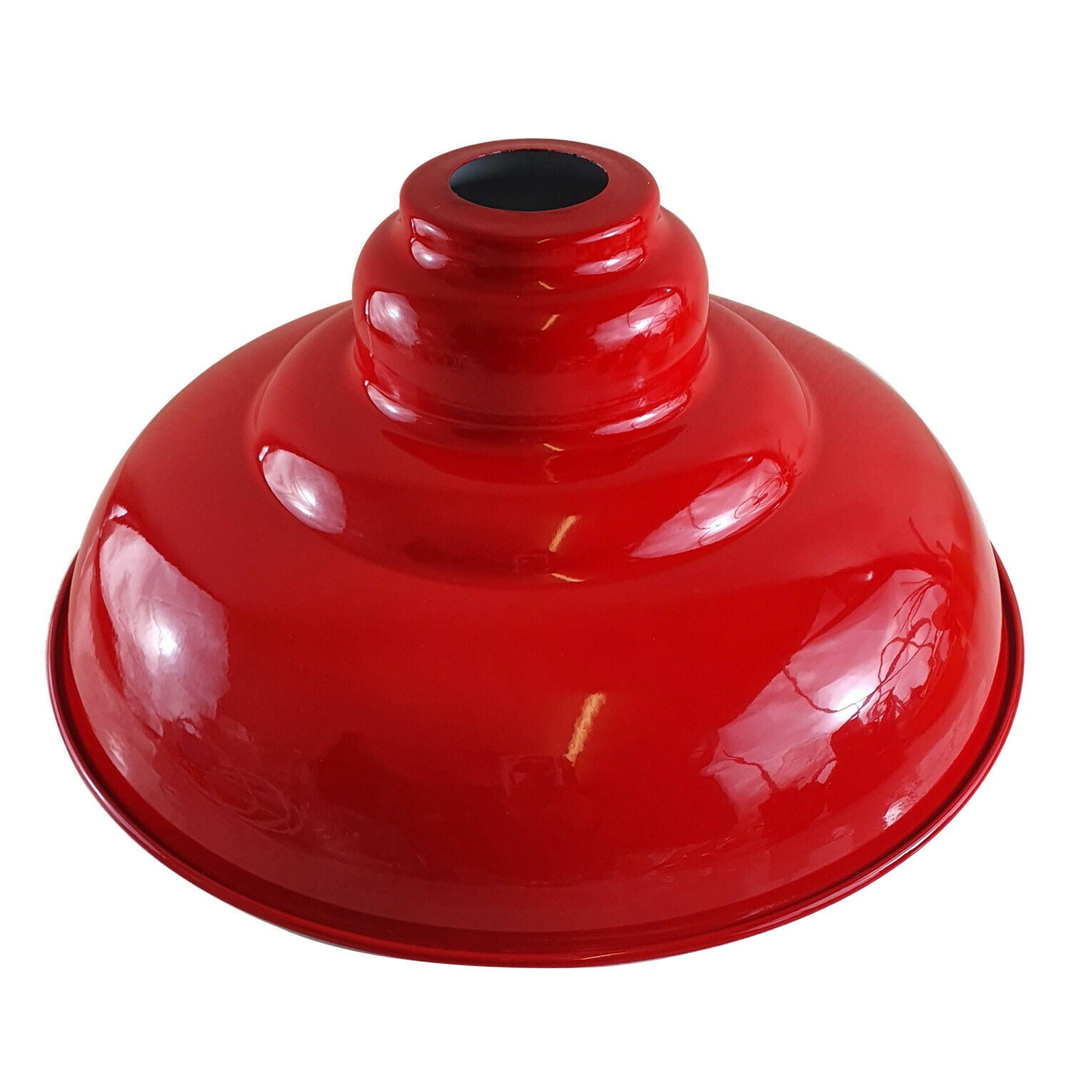 Red Colour Gloss Modern Metal Indoor Home Light Lampshade~1089 - LEDSone UK Ltd