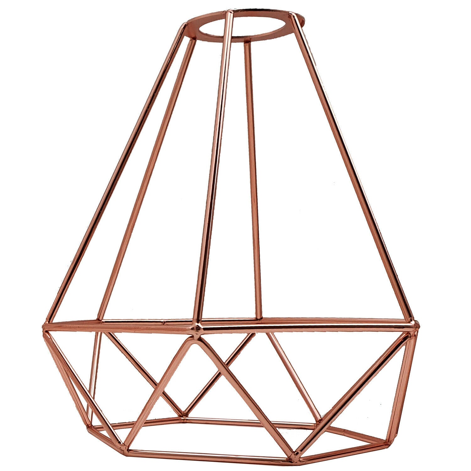 Rose Gold Metal Light Shade Metal Cage