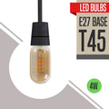 4W E27 Vintage Filament Stijl LED-lamp T45 Buis ~1046