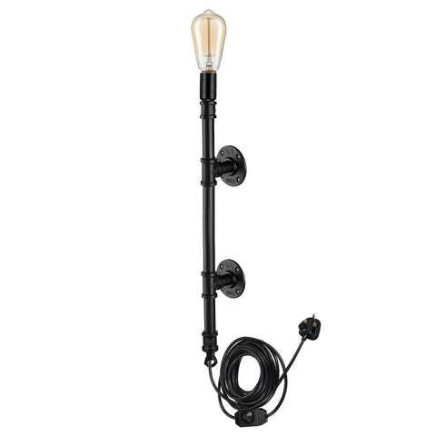 Retro industriële boerderij rustieke stijl lampfitting buis wandverlichting~3405