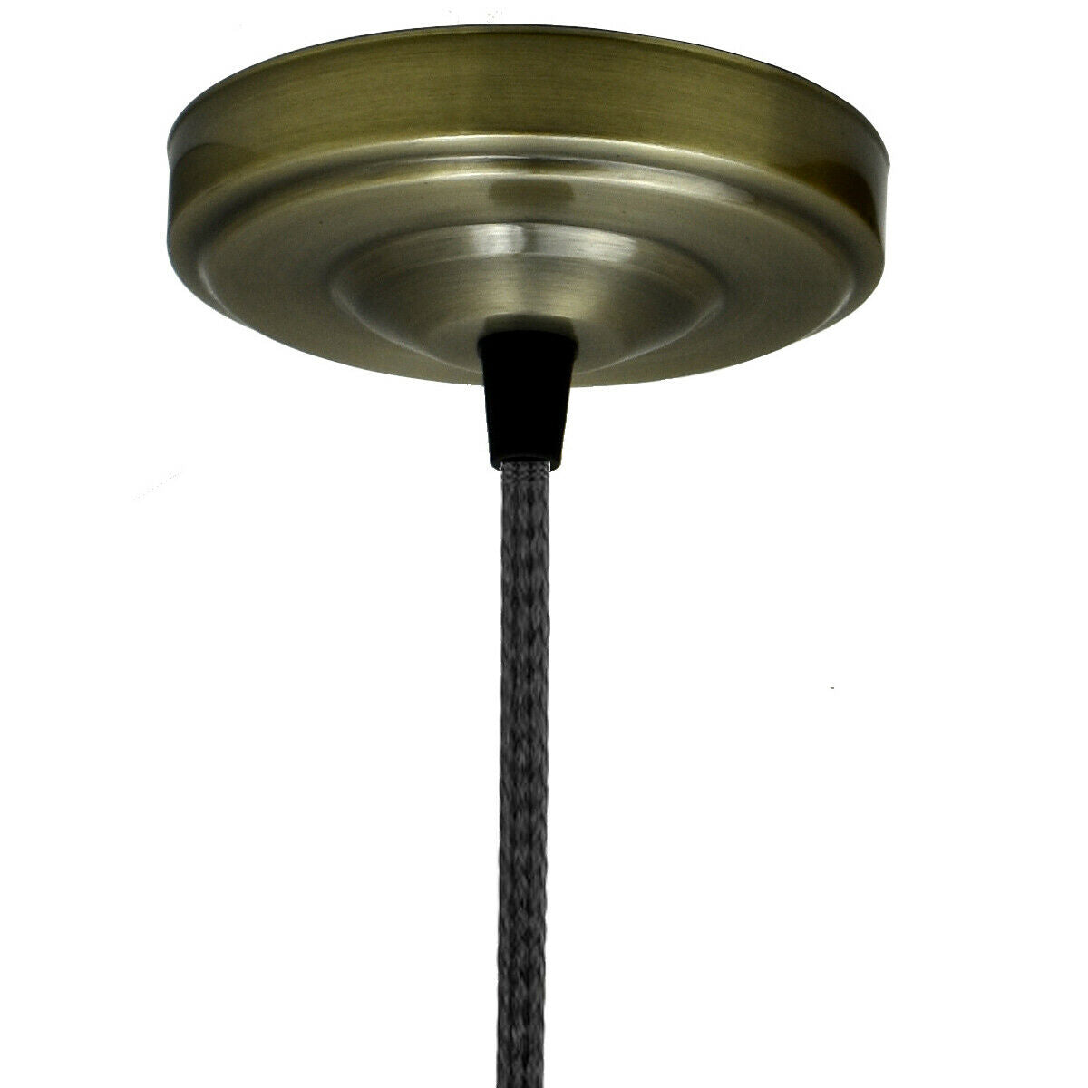 Green Brass Ceiling Rose 108mm Diameter Vintage Light Fitting~1467 - LEDSone UK Ltd