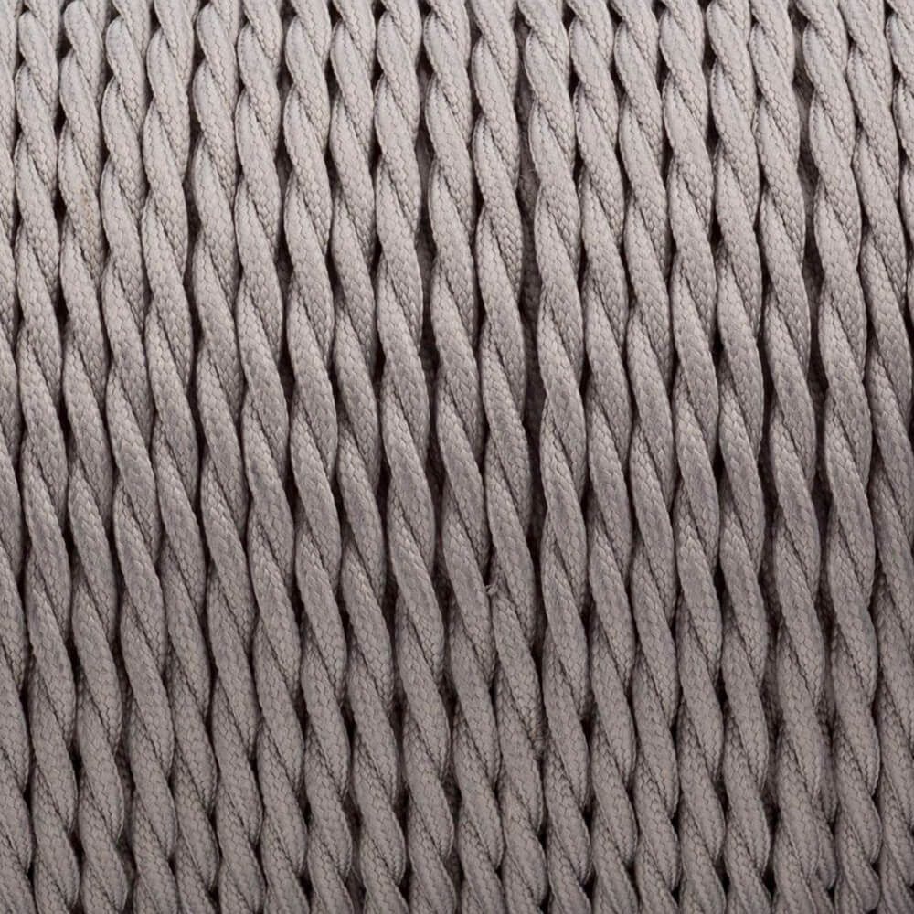 5m Grey 2 Core Hanging Lamp Cable