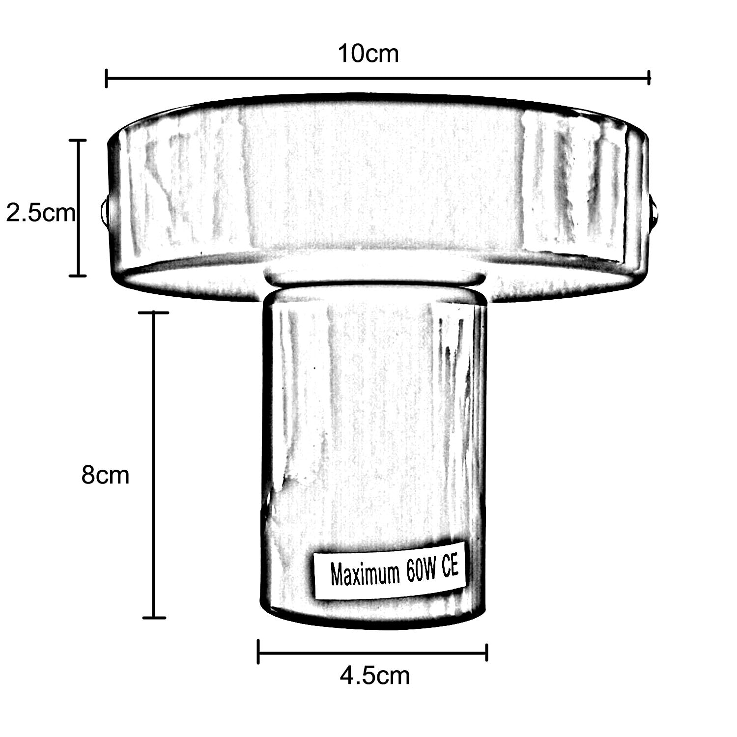 LEDSone industrial vintage Grey Flush Mount Ceiling Light Fitting~1686 - LEDSone UK Ltd