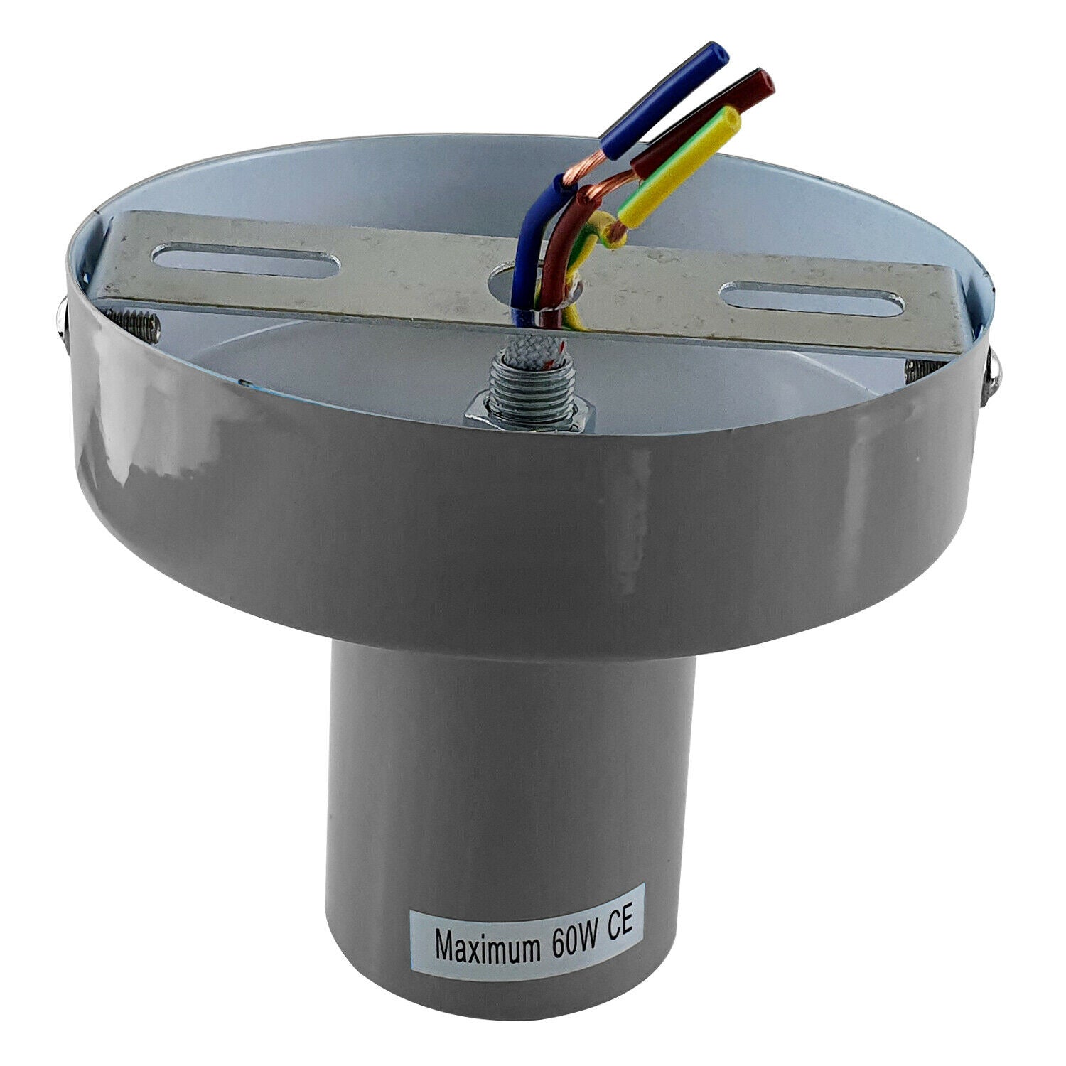 LEDSone industrial vintage Grey Flush Mount Ceiling Light Fitting~1686 - LEDSone UK Ltd