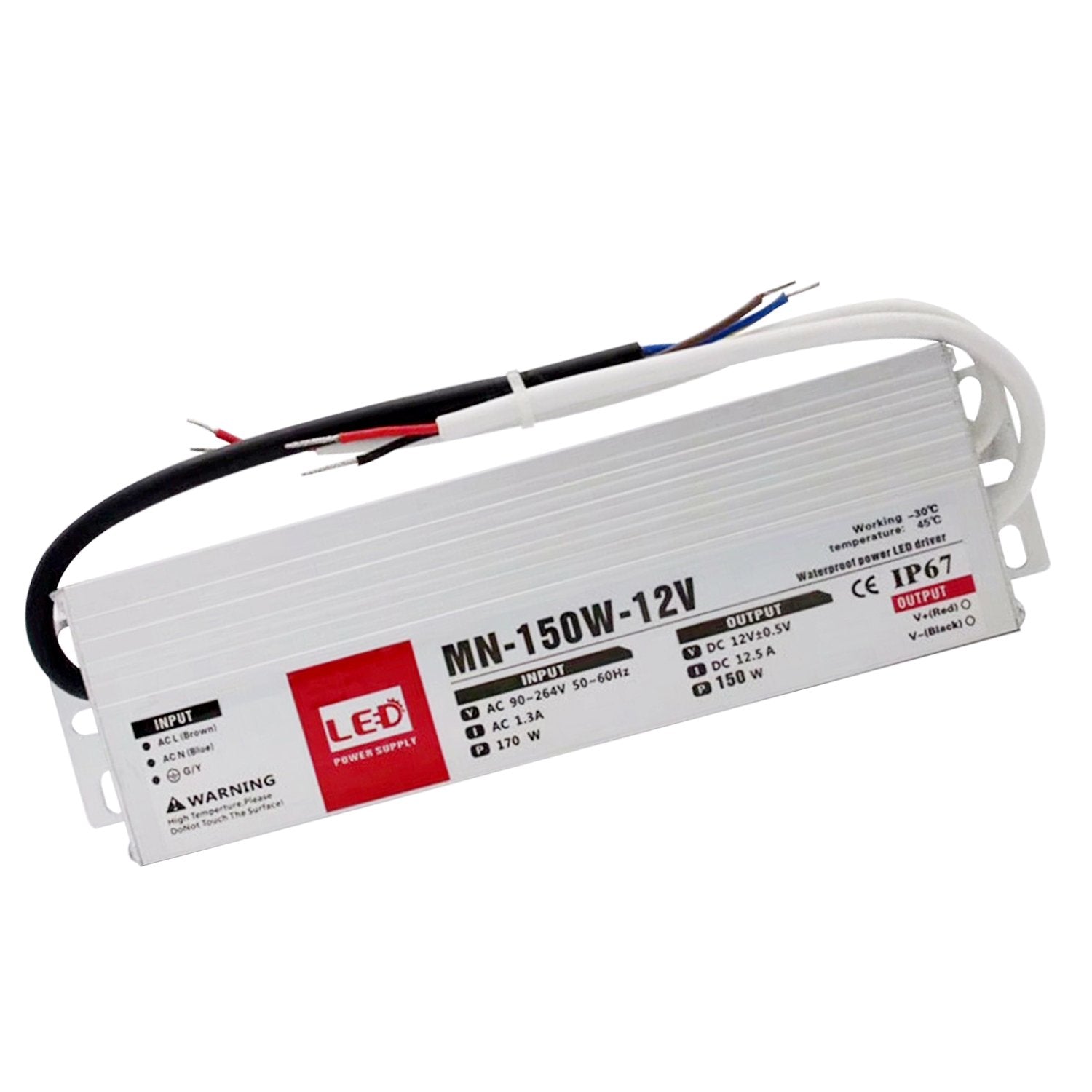 150W LED driver switch power supply transformer IP67 Ultra Slim~2100 - LEDSone UK Ltd