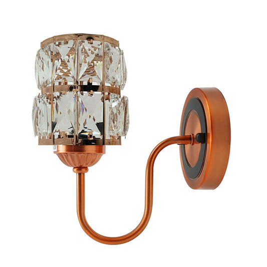 Industrial Orange Wall Light Fitting Home Lighting Indoor Crystal Lights~2538 - LEDSone UK Ltd