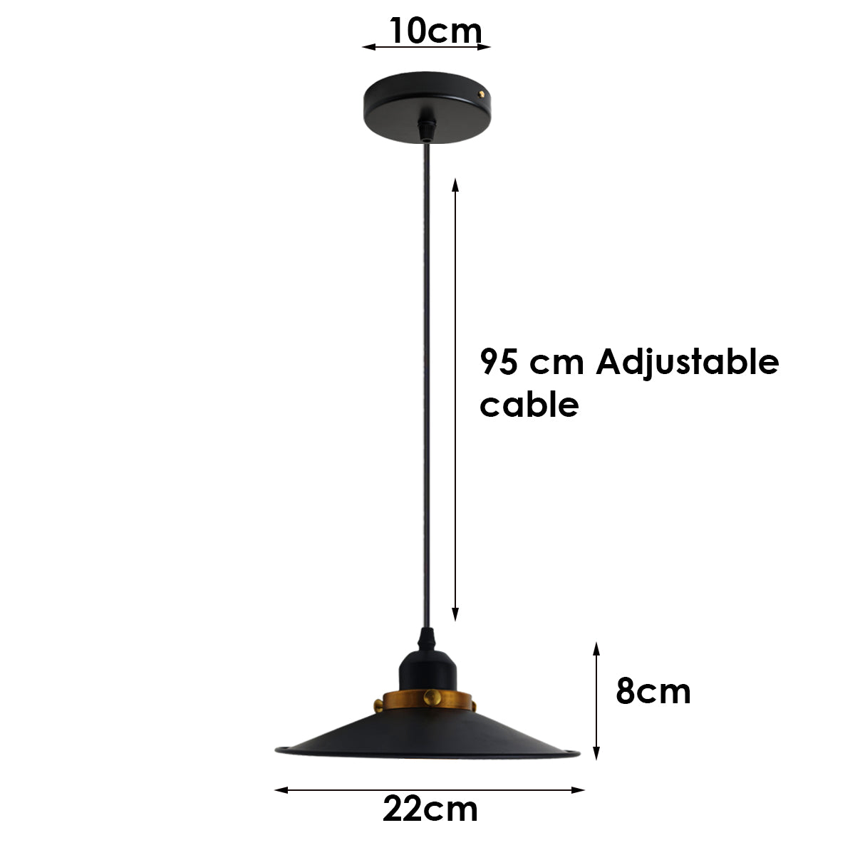 Adjustable Ceiling Pendant Light Easy Fit