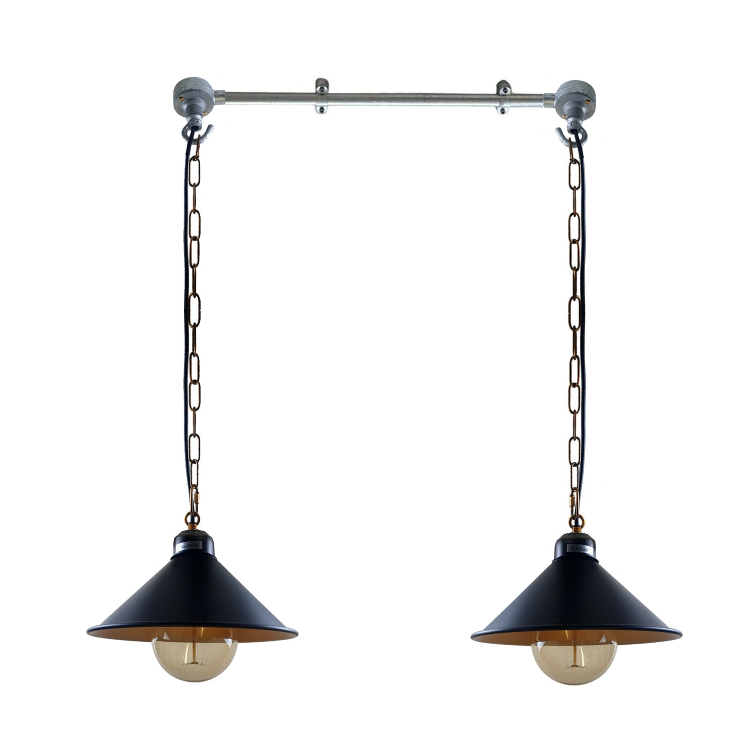 Industrial Ceiling Lights Metal Pipe Retro Loft Pendant Lights Lampshade~1509 - LEDSone UK Ltd
