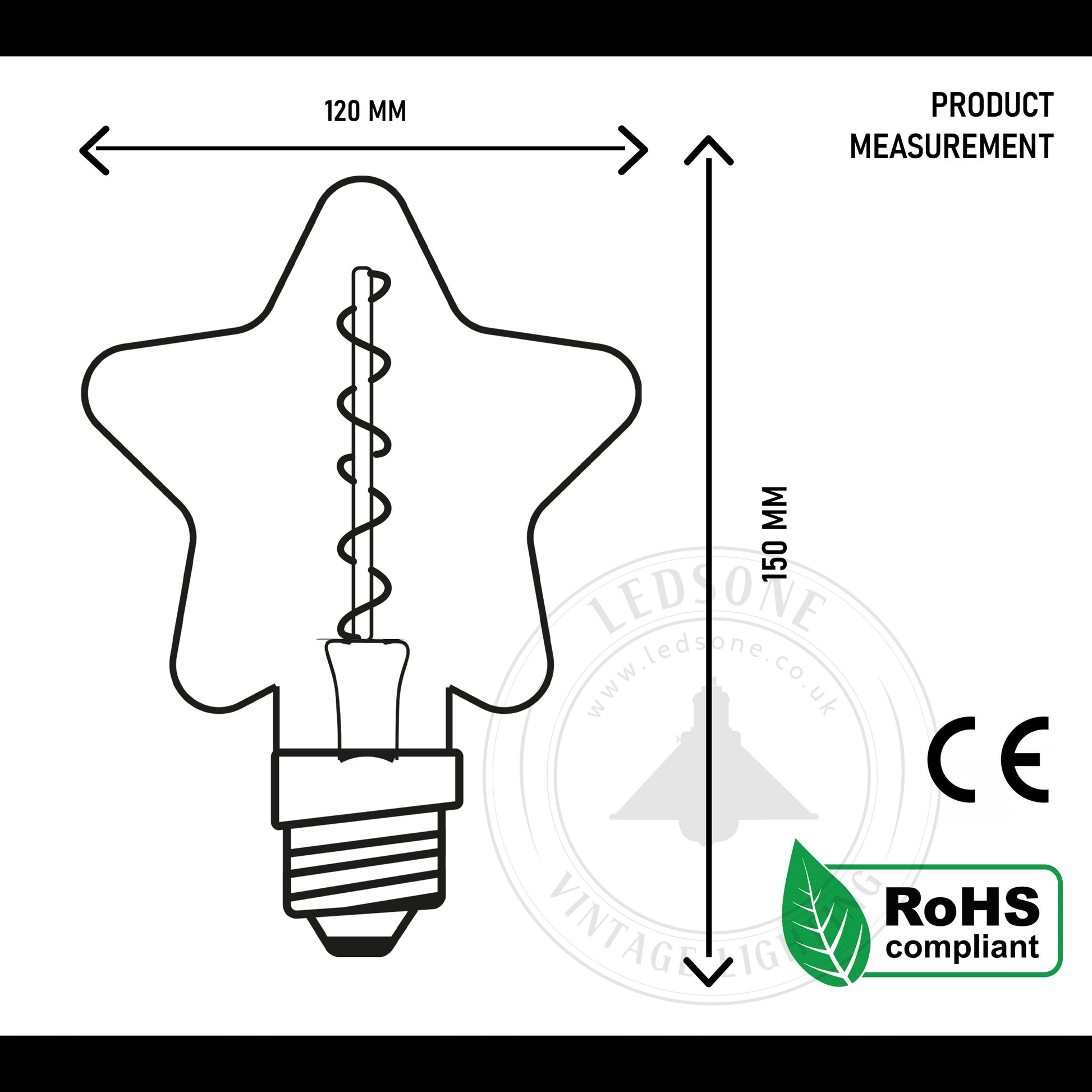 LED Filament Light Bulbs - Size image