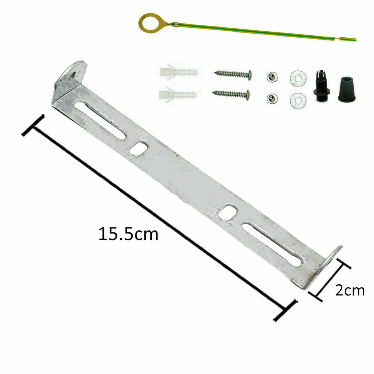 Light Fixing strap brace ceiling rose 155mm bracket Plate with accessories~2399 - LEDSone UK Ltd