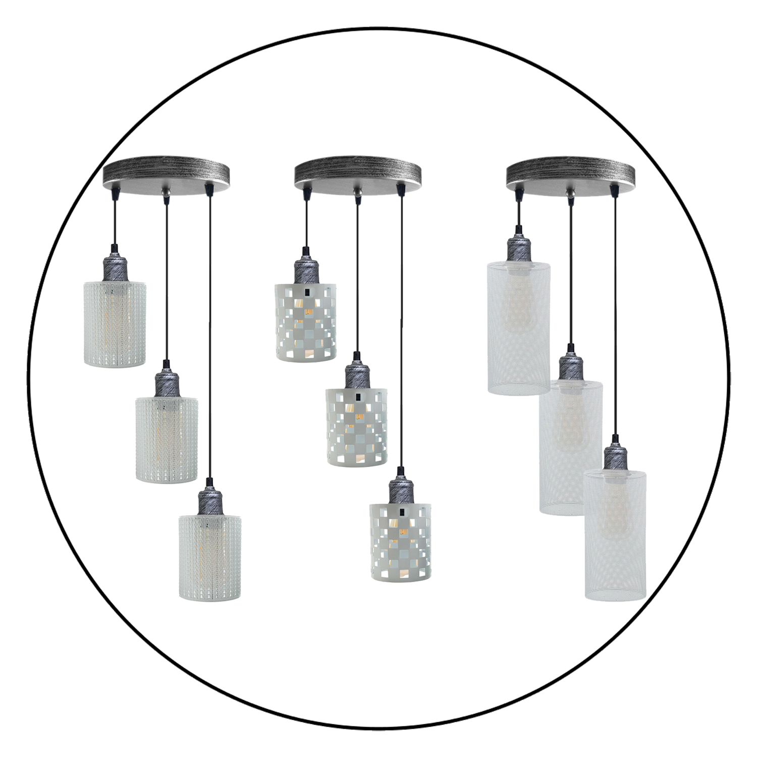 Vintage Industrial Metal Pendant Lamp