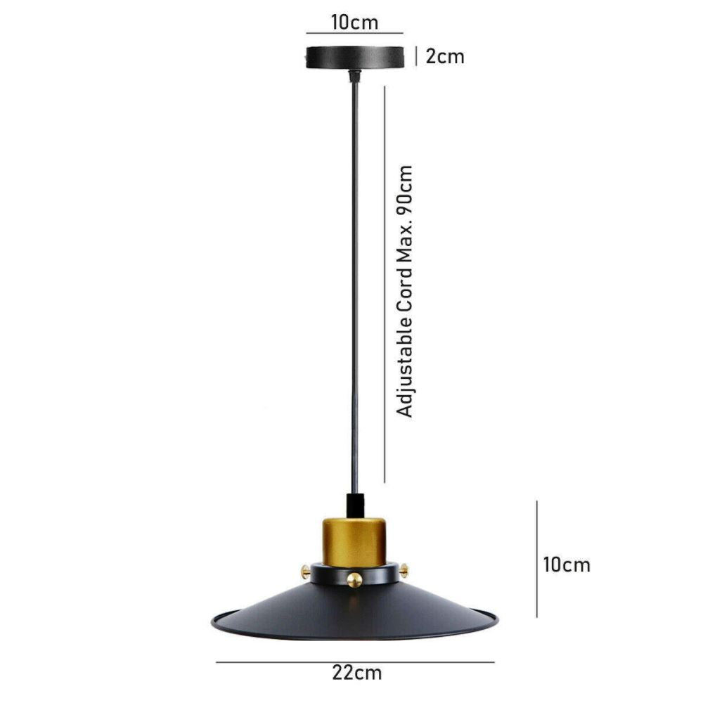 Adjustable Black pendant light 