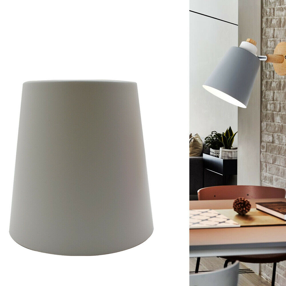 Modern Ash Colour Metal Easy Fit Lampshade~2244 - LEDSone UK Ltd