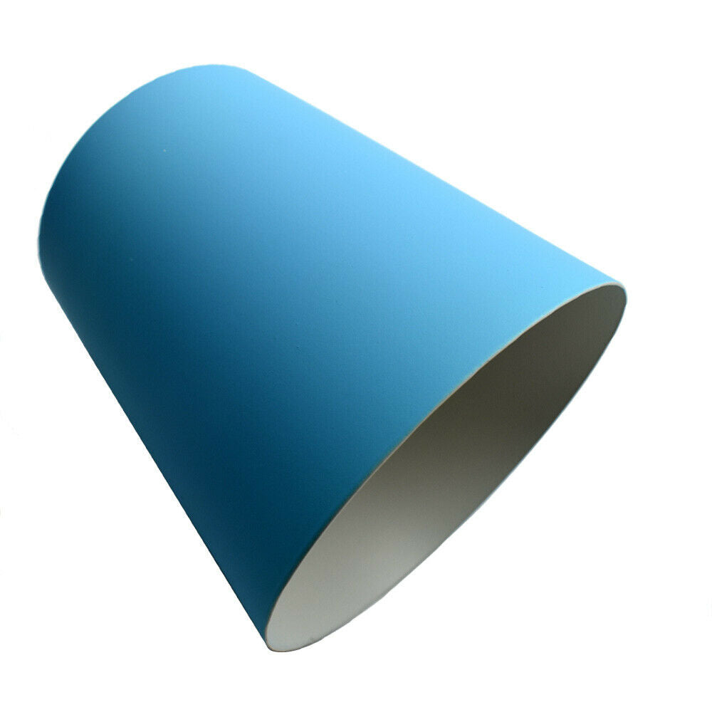 Modern Blue Colour Metal Easy Fit Lampshade~2241 - LEDSone UK Ltd