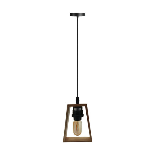 Modern Ceiling Pendant Light Fitting Wood Style Pendant Light Kit~2478 - LEDSone UK Ltd