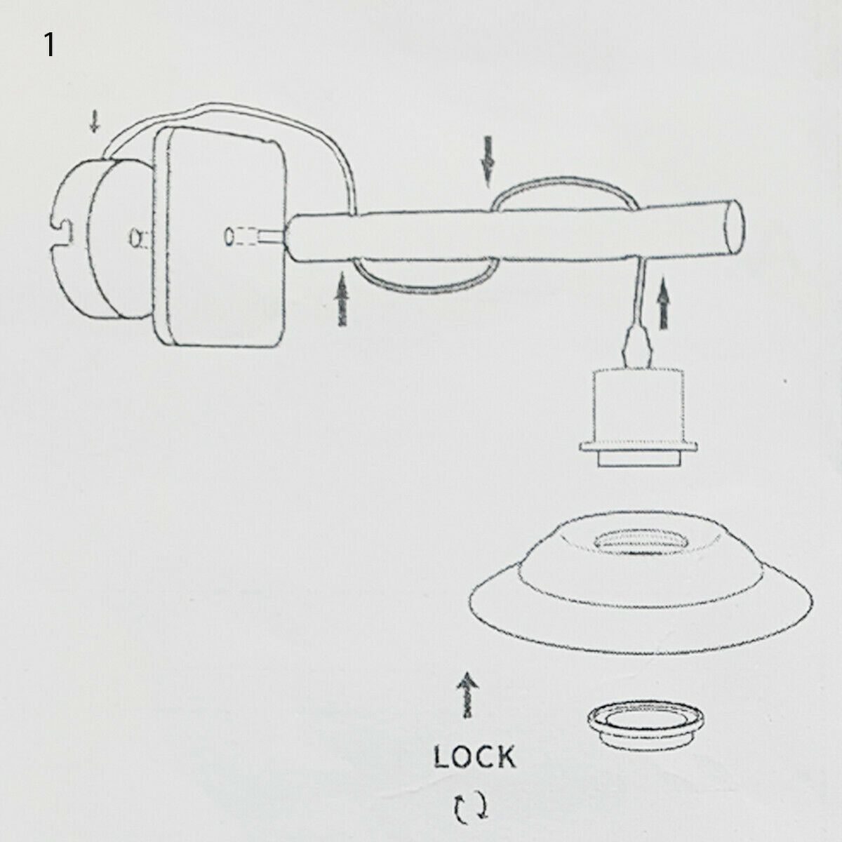 Pack Modern Industrial Black Scone wooden Wall Light With White Shade~2476 - LEDSone UK Ltd