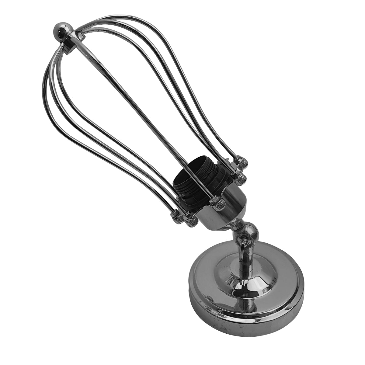 Modern Industrial Chrome Flex Arm Retro Light Cage Ceiling Fixtures E27~1594 - LEDSone UK Ltd