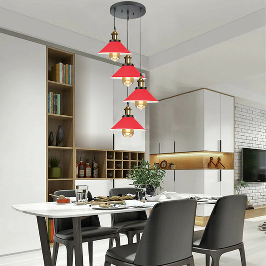 Modern Industrial Lampshade Chandelier Ceiling Pendant Light Pub Restaurant Lamp~1567 - LEDSone UK Ltd