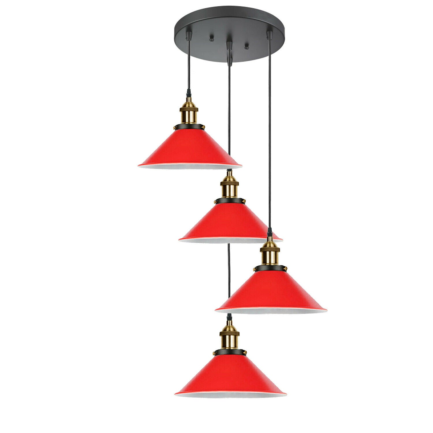 Modern Industrial Lampshade Chandelier Ceiling Pendant Light Pub Restaurant Lamp~1567 - LEDSone UK Ltd
