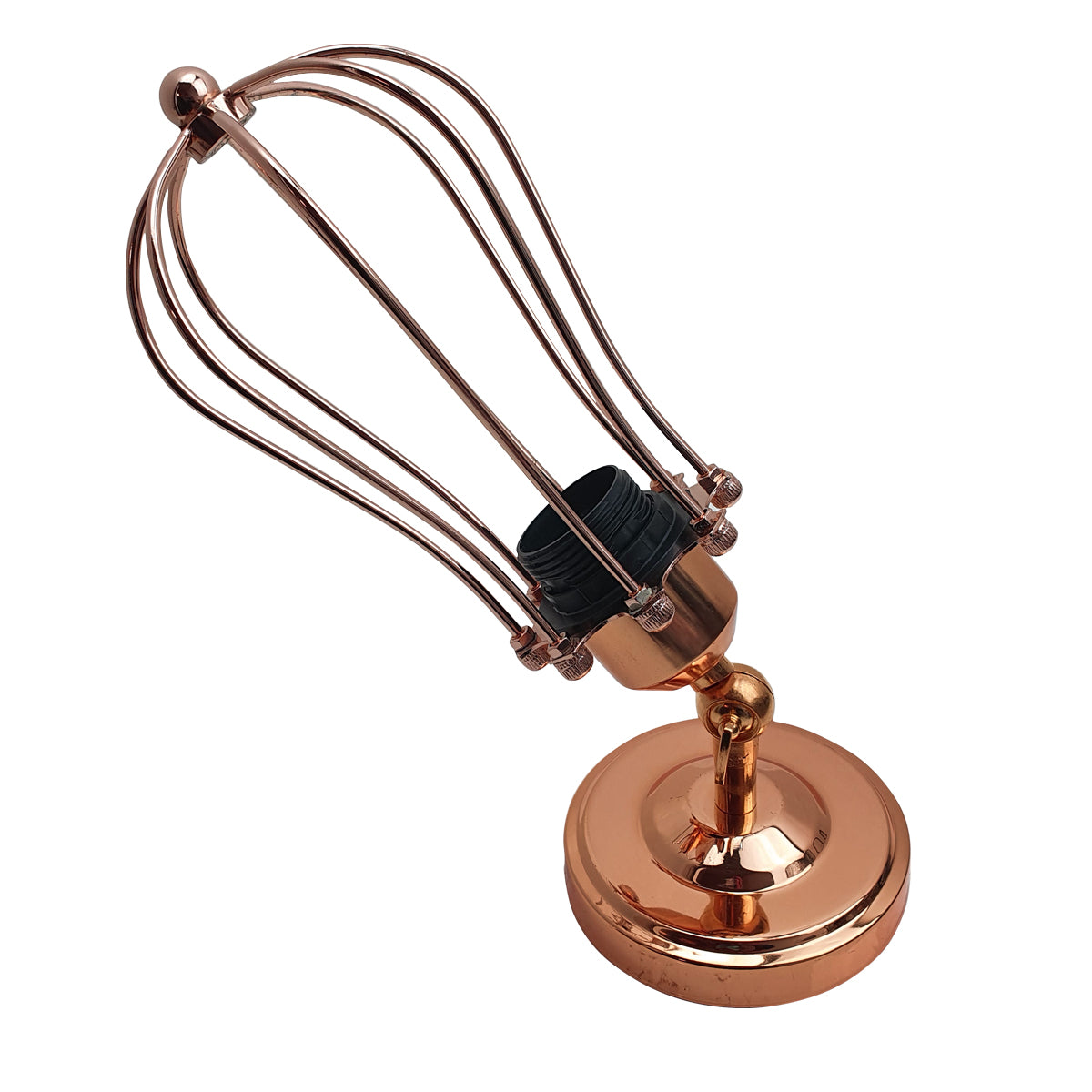 Modern Industrial Rose Gold Flex Arm Retro Light Cage Ceiling Fixtures E27~1595 - LEDSone UK Ltd