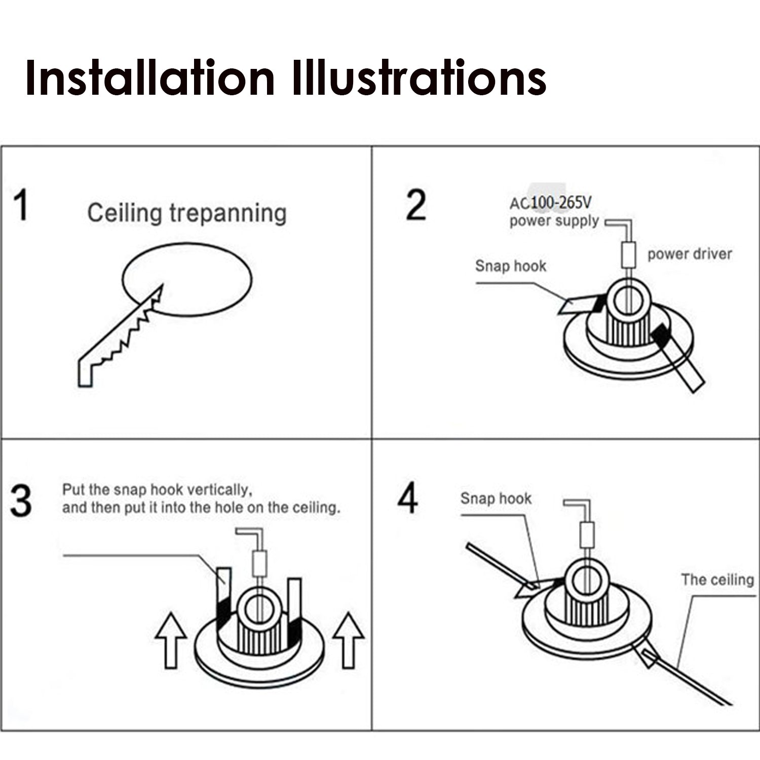 Modern LED Adjustable Tilt Angle Downlight Recessed Round Ceiling Spotlight~2532 - LEDSone UK Ltd