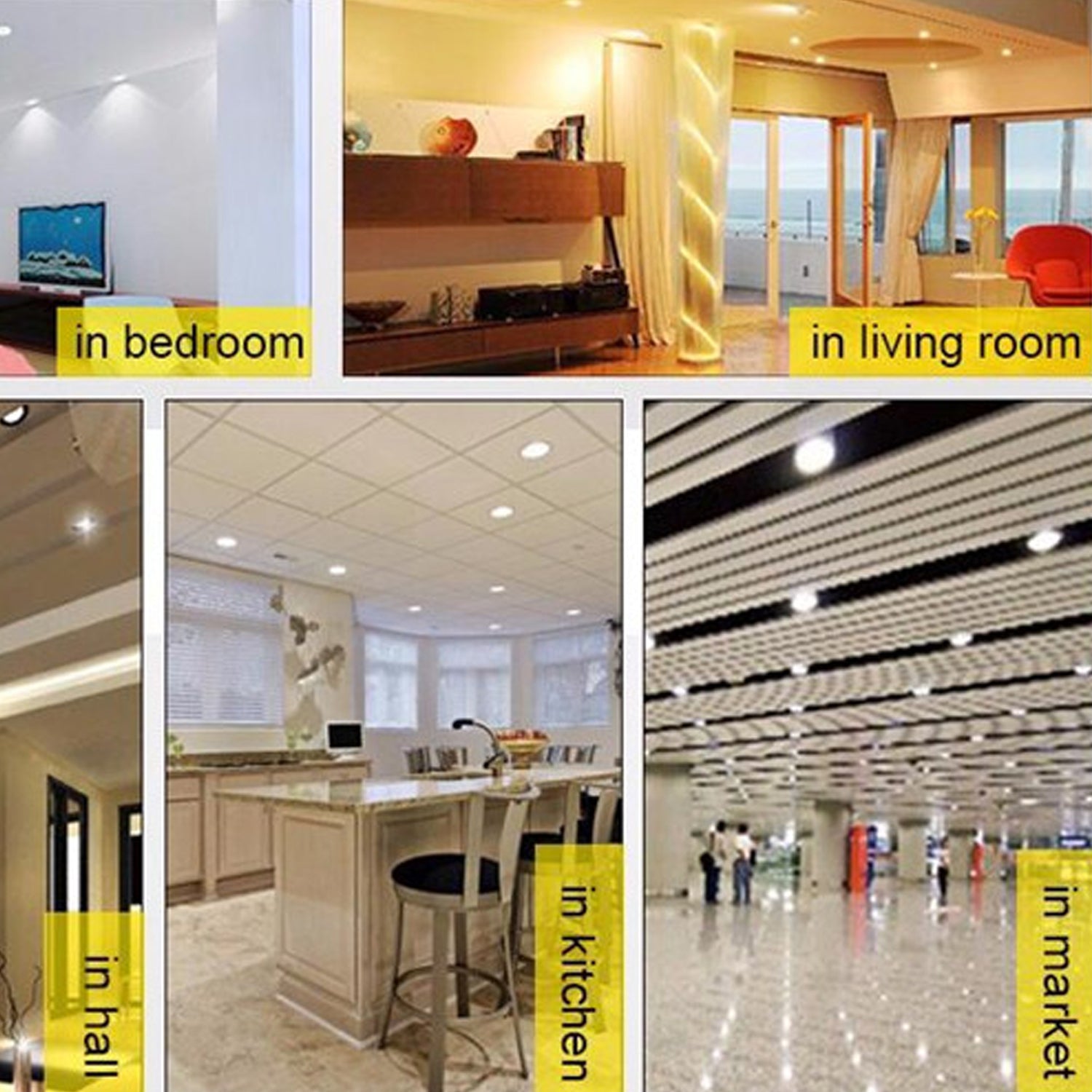 Modern LED Adjustable Tilt Angle Downlight Recessed Round Ceiling Spotlight~2532 - LEDSone UK Ltd