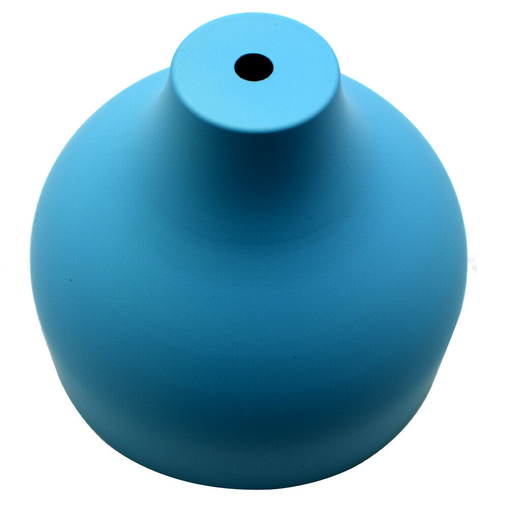 Modern Metal Blue Colour Easy Fit Lampshade~2238 - LEDSone UK Ltd
