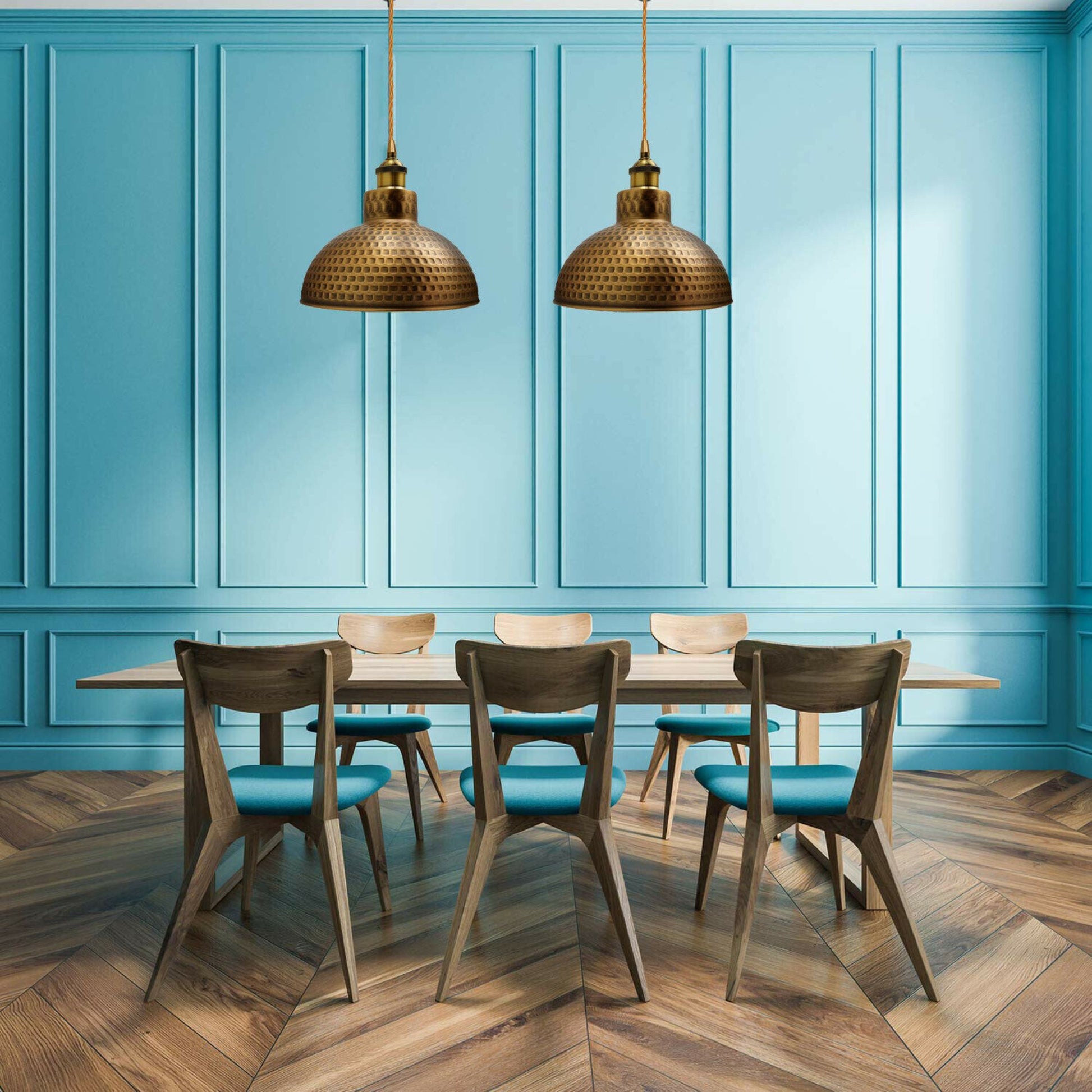 Modern Pendant Light Metal Ceiling Lamp Shade~2466 - LEDSone UK Ltd