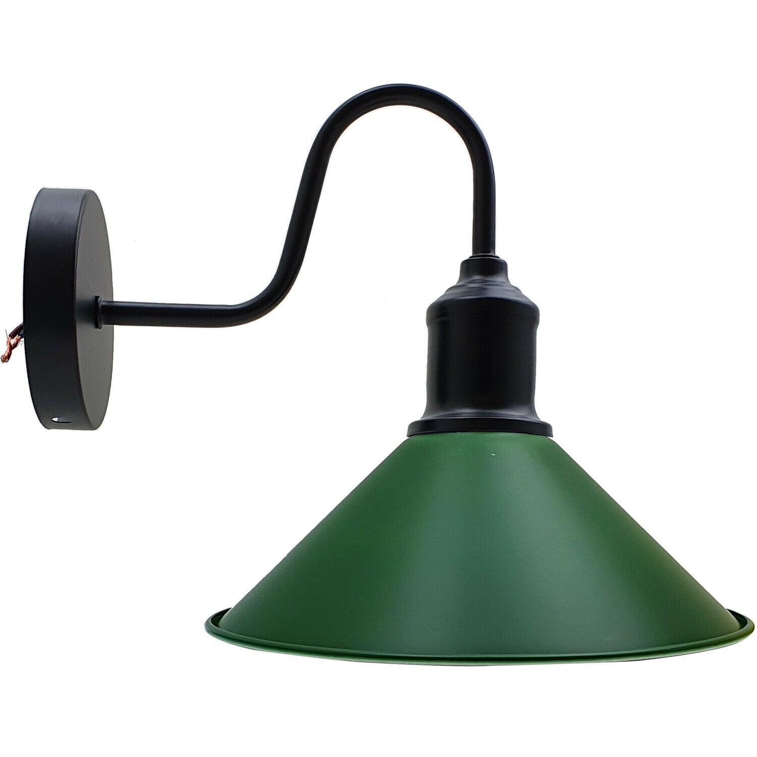 Modern Retro Industrial Green Color Wall Mounted Lights Rustic Sconce Lamps Fixture~2482 - LEDSone UK Ltd